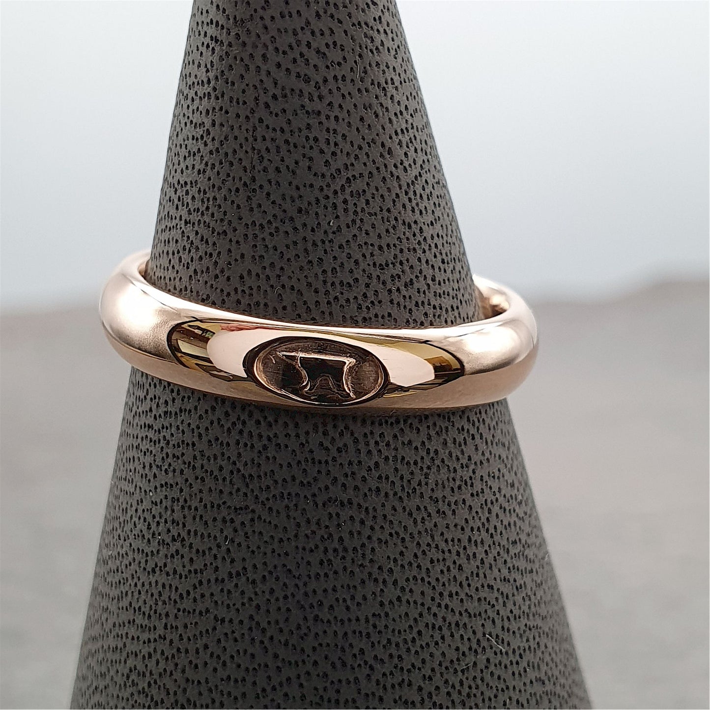 Anvil narrow rose gold wedding ring - Gretna Green Wedding Rings