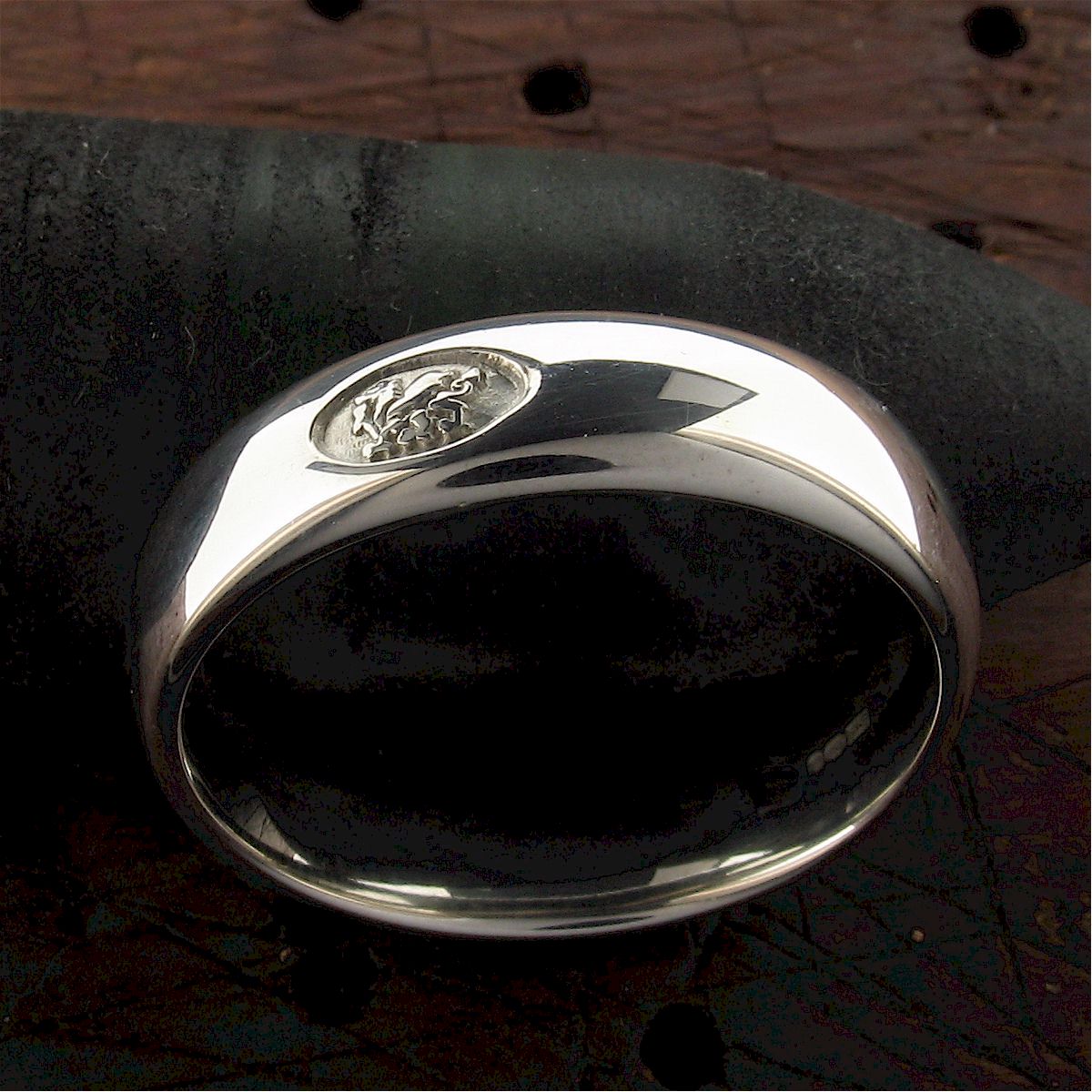 Welsh wide white gold wedding ring - Gretna Green Wedding Rings