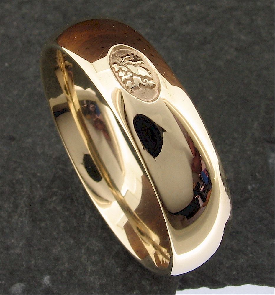 Welsh wide gold wedding ring - Gretna Green Wedding Rings