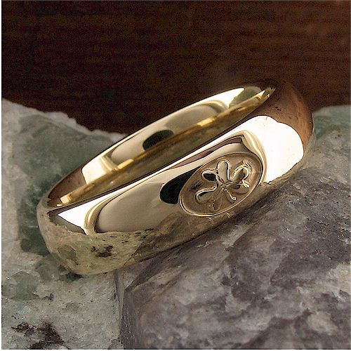 Irish Shamrock Rings