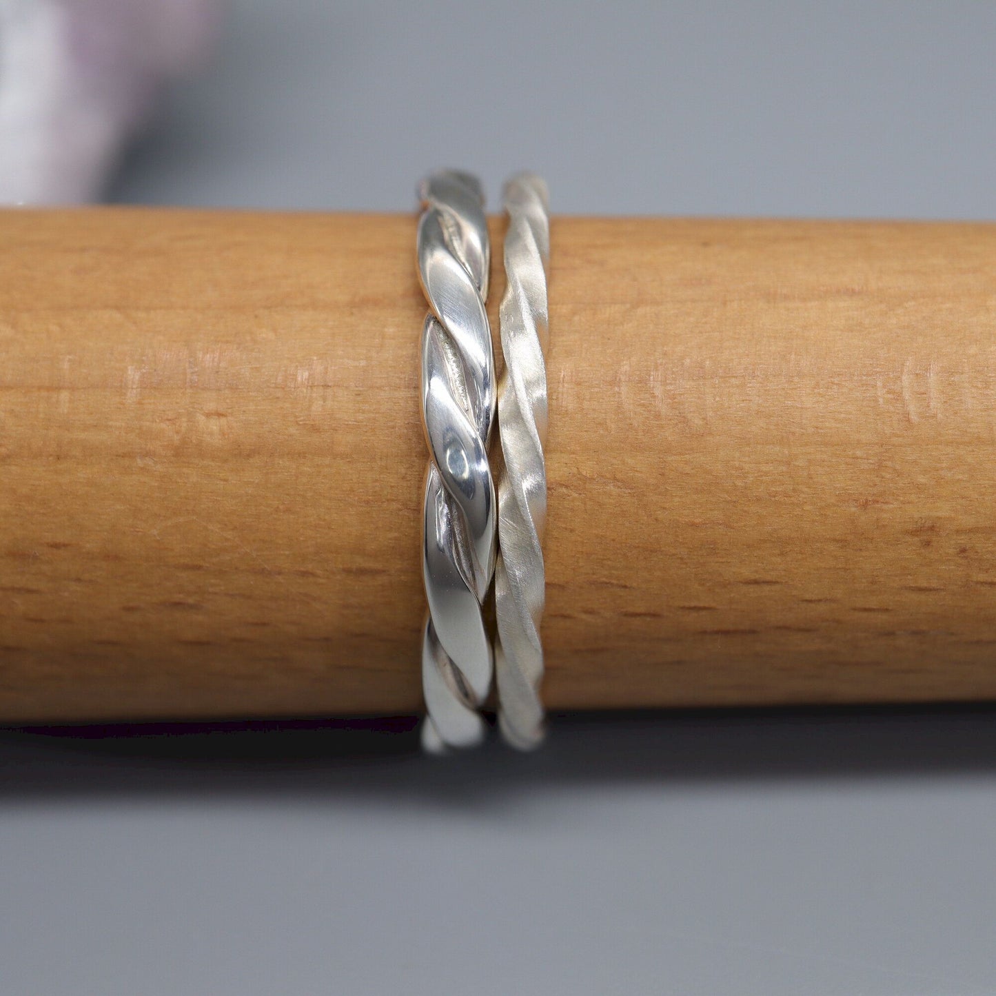 Handfasting Celtic double Rope wide wedding rings, handmade in silver or gold