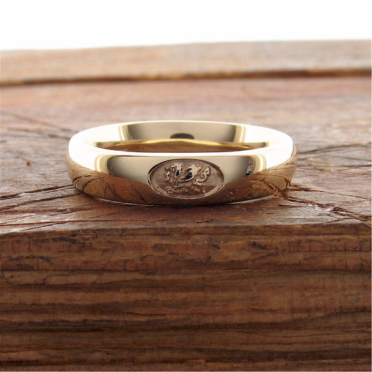 Welsh Dragon gold wedding ring sets. - Gretna Green Wedding Rings