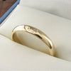 Wedding ring 3mm or 4mm Gretna Anvil narrow womens yellow gold court - Gretna Green Wedding Rings