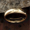 Wedding ring 5mm to 6mm Gretna Green Anvil yellow gold medium court - Gretna Green Wedding Rings
