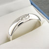 Irish Shamrock silver wedding ring - Gretna Green Wedding Rings