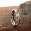 Platinum wedding ring 3mm to 4mm Gretna Green narrow court - Gretna Green Wedding Rings