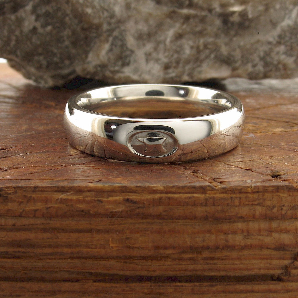 Gretna Green Anvil wedding rings Handmade Scottish bands Gretna