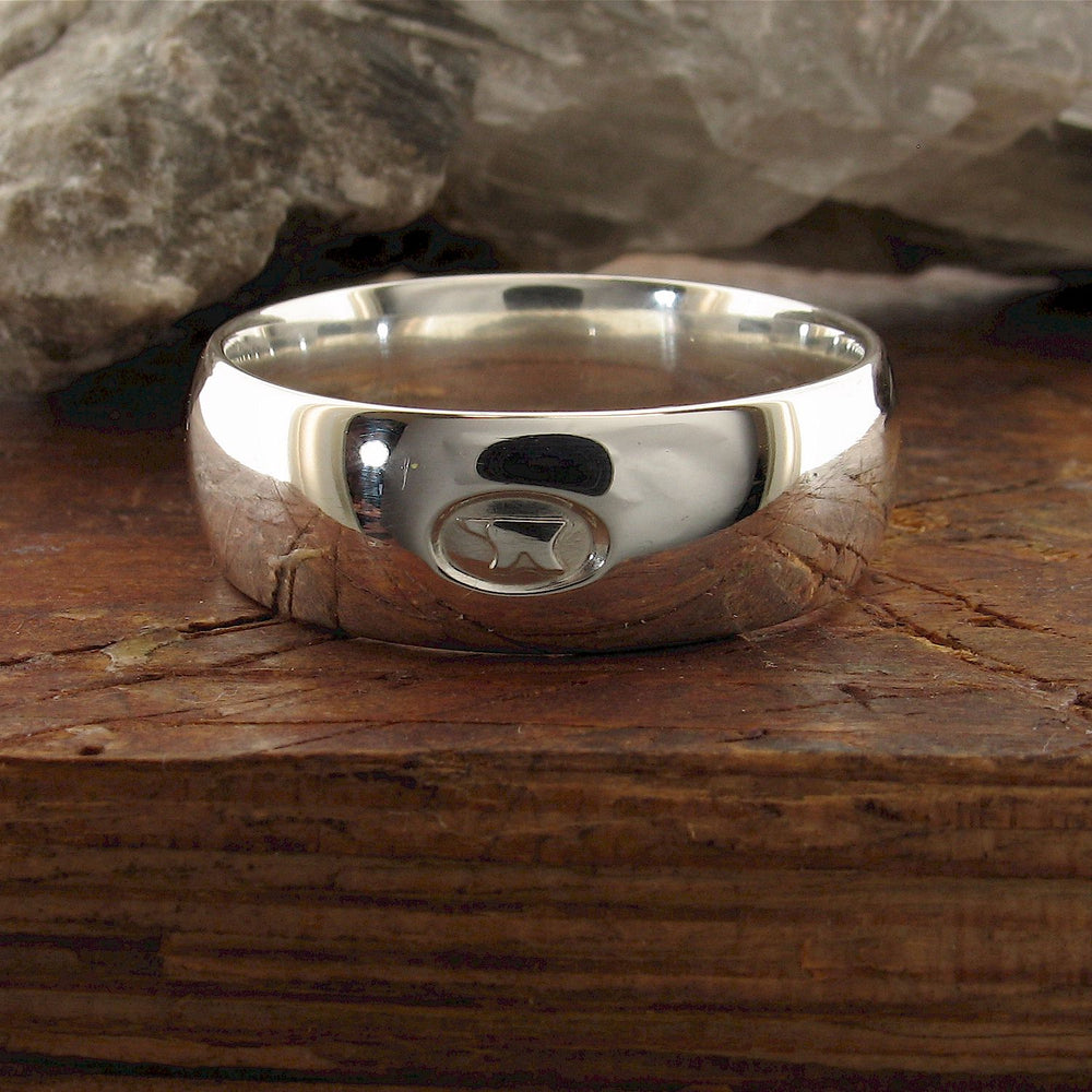 Gretna Green Anvil wedding rings Handmade Scottish bands Gretna