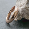 Anvil narrow rose gold wedding ring - Gretna Green Wedding Rings