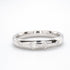 Diamond wedding ring 3mm-4mm Gretna Anvil narrow womens in white gold - Gretna Green Wedding Rings