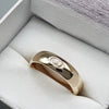 Wedding ring, Scottish yellow gold medium band. - Gretna Green Wedding Rings