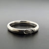 Welsh narrow white gold wedding ring - Gretna Green Wedding Rings