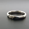 Welsh narrow silver wedding ring - Gretna Green Wedding Rings