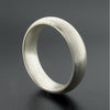 White gold wide court wedding ring. - Gretna Green Wedding Rings